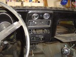 Center dash closeup