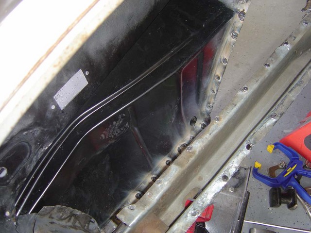 Inner fender attached